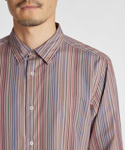 Paul Smith（ポールスミス）の「"Signature Stripe" カジュアルシャツ / 253350 006LN（シャツ/ブラウス・メンズ・マルチ/ホワイト系その他・MEDIUM/SMALL/XX-LARGE/X-LARGE/LARGE）」の13枚目の写真