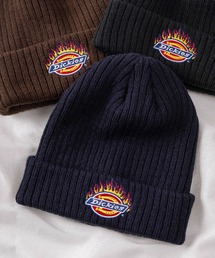 Dickies（ディッキーズ）の「【73】【Dickies/ディッキーズ】ファイヤーロゴ ピスネーム付 ワッチキャップ（ニットキャップ/ビーニー・メンズ）」