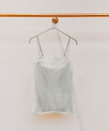 kaene | カップ付きラメベアトップインナー(チューブトップ)