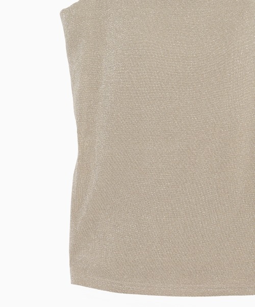 kaene（カエン）の「カップ付きラメベアトップインナー（チューブトップ・レディース・グレイッシュベージュ・FREE）」の11枚目の写真