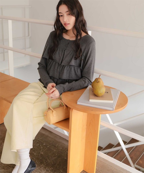 titivate（ティティベイト）の「ストレートシルエットデニムパンツ（デニムパンツ・レディース・インディゴブルー/ライトイエロー/ブルー/ライトブルー/ライトピンク・L/M/S/SP）」の18枚目の写真