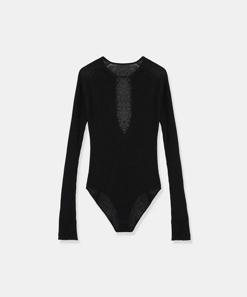 louren/ローレン】Vneck knit body suit/Vネックニットボディスーツ