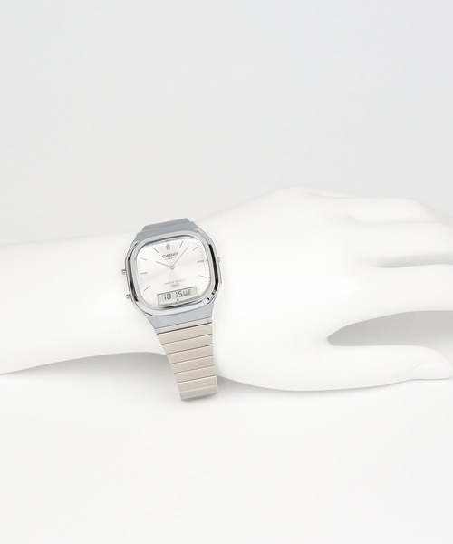 CASIO(カシオ)の「CASIO CLASSIC / AQ-240E-7AJF(アナログ腕時計・メンズ・シルバー・FREE)」の14枚目の写真