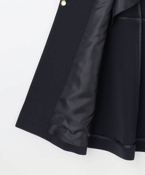 J.PRESS(ジェイプレス)の「【セットアップ対応】セラテリーダブルクロス ジレ(その他アウター・レディース・ネイビー系/ベージュ系/ブラック系・T13)」の10枚目の写真