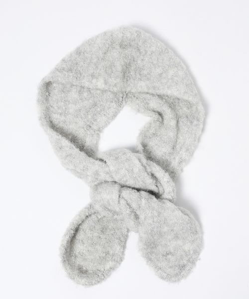 JEANASIS（ジーナシス）の「フードツキニットストール/599045（ストール/ショール・レディース・レッド系その他/グレー系その他/ブラウン系その他・FREE）」の18枚目の写真