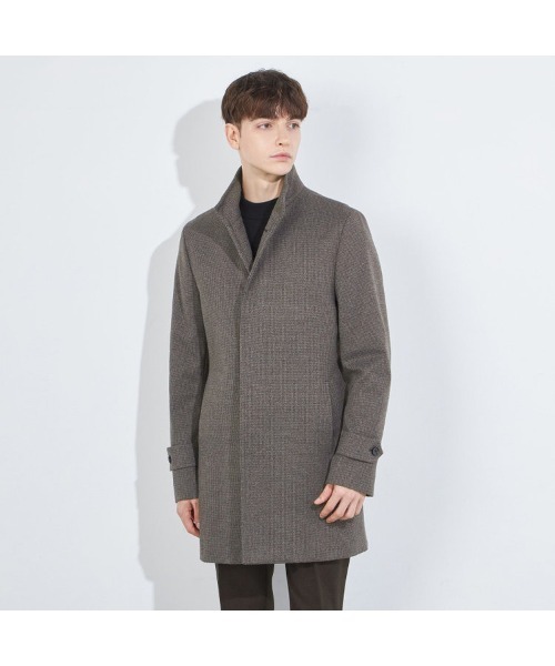 SUIT SELECT(スーツセレクト)の「ショートスタンドコート(チェスターコート・メンズ・ネイビー・SMALL/XX-LARGE/X-LARGE/LARGE/MEDIUM)」の3枚目の写真
