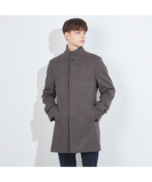SUIT SELECT(スーツセレクト)の「ショートスタンドコート(チェスターコート・メンズ・ネイビー・SMALL/XX-LARGE/X-LARGE/LARGE/MEDIUM)」の4枚目の写真