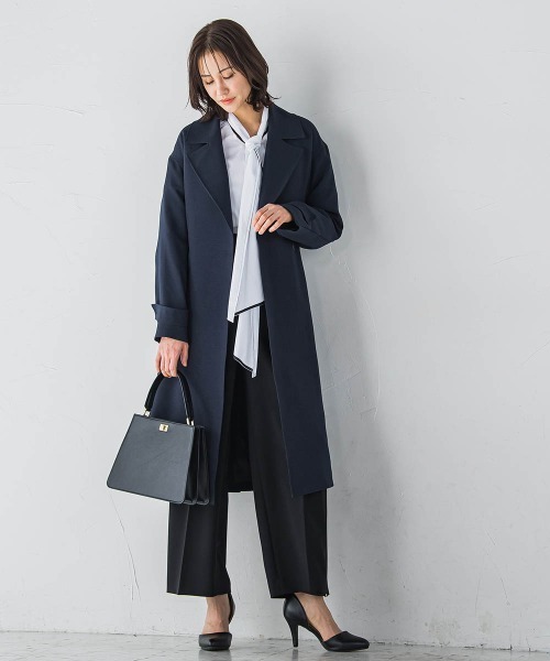 LAUTREAMONT(ロートレアモン)の「トリクシオンワイドパンツ≪洗濯機で洗える≫(その他パンツ・レディース・ネイビー/ブラック・11号/9号/7号)」の6枚目の写真