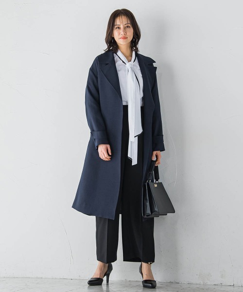 LAUTREAMONT(ロートレアモン)の「トリクシオンワイドパンツ≪洗濯機で洗える≫(その他パンツ・レディース・ネイビー/ブラック・11号/9号/7号)」の5枚目の写真