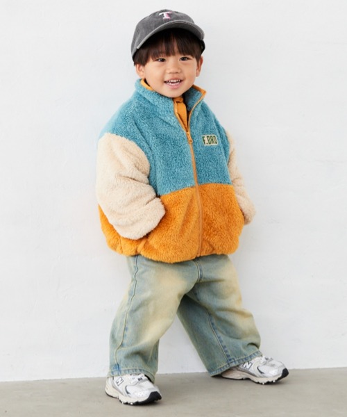 Fluffy BROTHERS(フラッフィーブラザーズ)の「ワイドパンツ(その他パンツ・キッズ・ブラウン/ブルー・110/100/90/80/140/130/120/150)」の4枚目の写真