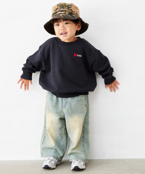Fluffy BROTHERS(フラッフィーブラザーズ)の「ワイドパンツ(その他パンツ・キッズ・ブラウン/ブルー・110/100/90/80/140/130/120/150)」の5枚目の写真