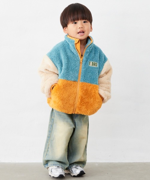 Fluffy BROTHERS(フラッフィーブラザーズ)の「ワイドパンツ(その他パンツ・キッズ・ブラウン/ブルー・110/100/90/80/140/130/120/150)」の6枚目の写真