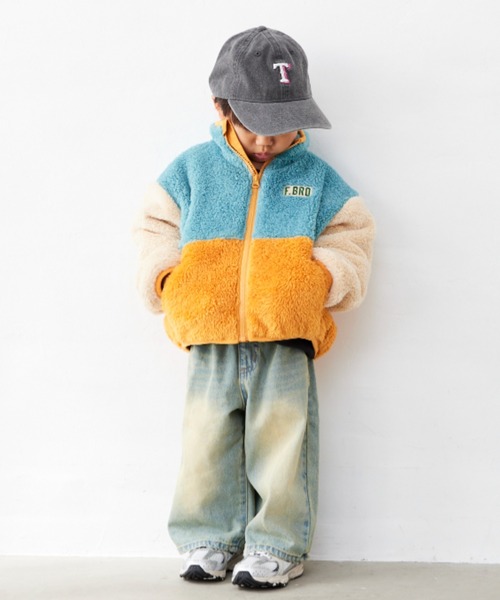 Fluffy BROTHERS(フラッフィーブラザーズ)の「ワイドパンツ(その他パンツ・キッズ・ブラウン/ブルー・110/100/90/80/140/130/120/150)」の7枚目の写真