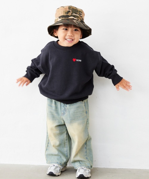Fluffy BROTHERS(フラッフィーブラザーズ)の「ワイドパンツ(その他パンツ・キッズ・ブラウン/ブルー・110/100/90/80/140/130/120/150)」の9枚目の写真