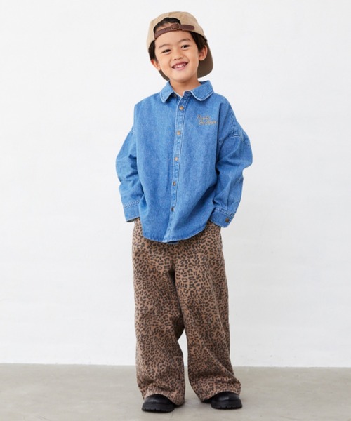Fluffy BROTHERS(フラッフィーブラザーズ)の「ワイドパンツ(その他パンツ・キッズ・ブラウン/ブルー・110/100/90/80/140/130/120/150)」の11枚目の写真