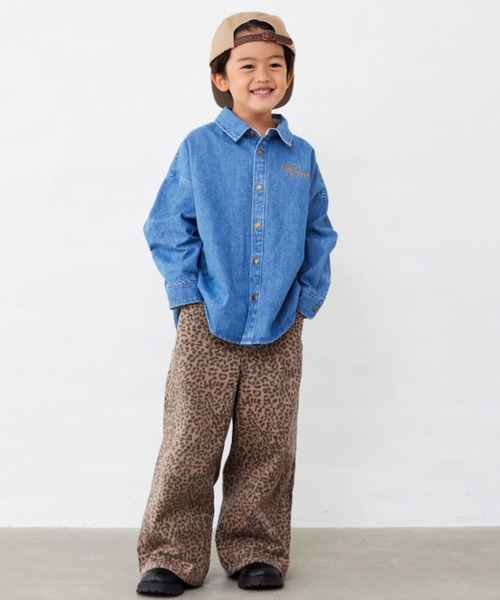 Fluffy BROTHERS(フラッフィーブラザーズ)の「ワイドパンツ(その他パンツ・キッズ・ブラウン/ブルー・110/100/90/80/140/130/120/150)」の12枚目の写真