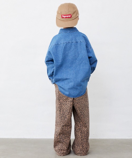 Fluffy BROTHERS(フラッフィーブラザーズ)の「ワイドパンツ(その他パンツ・キッズ・ブラウン/ブルー・110/100/90/80/140/130/120/150)」の14枚目の写真