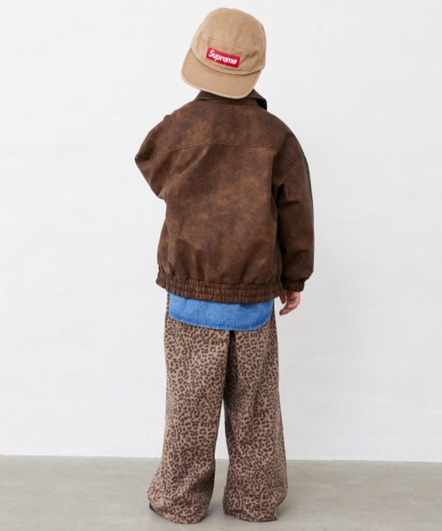 Fluffy BROTHERS(フラッフィーブラザーズ)の「ワイドパンツ(その他パンツ・キッズ・ブラウン/ブルー・110/100/90/80/140/130/120/150)」の16枚目の写真
