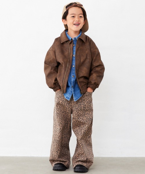 Fluffy BROTHERS(フラッフィーブラザーズ)の「ワイドパンツ(その他パンツ・キッズ・ブラウン/ブルー・110/100/90/80/140/130/120/150)」の17枚目の写真