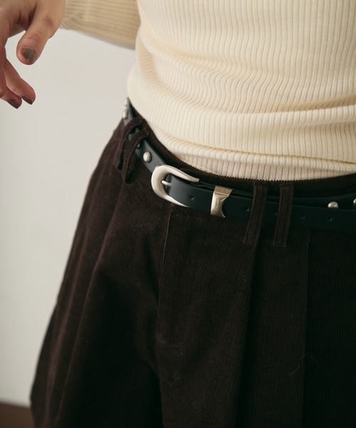 Trish（トリッシュ）の「スタッズベルト（ベルト・レディース・ブラック/ブラウン・FREE）」の8枚目の写真