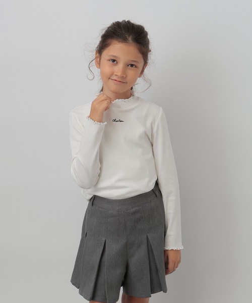 GLOBAL WORK（グローバルワーク）の「温度調節テレコメロー長袖/603695（Tシャツ/カットソー・キッズ・ライトパープル/ブラック/ライトブルー/ホワイト・160cm/130cm/150cm/140cm）」の8枚目の写真