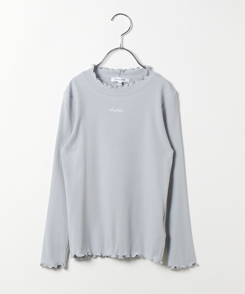 GLOBAL WORK（グローバルワーク）の「温度調節テレコメロー長袖/603695（Tシャツ/カットソー・キッズ・ライトパープル/ブラック/ライトブルー/ホワイト・160cm/130cm/150cm/140cm）」の12枚目の写真