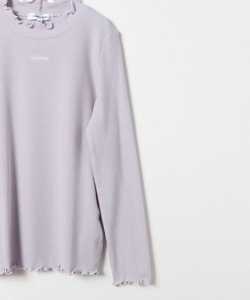 GLOBAL WORK（グローバルワーク）の「温度調節テレコメロー長袖/603695（Tシャツ/カットソー・キッズ・ライトパープル/ブラック/ライトブルー/ホワイト・160cm/130cm/150cm/140cm）」の18枚目の写真