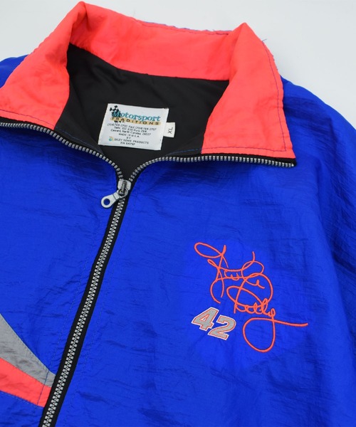 VINTAGE（ヴィンテージ）の「【USED】90’s ”Kyle Eugene Petty＃42” レーシング ナイロンジャケット USA製（ナイロンジャケット・メンズ・ブルー・X-LARGE）」の2枚目の写真