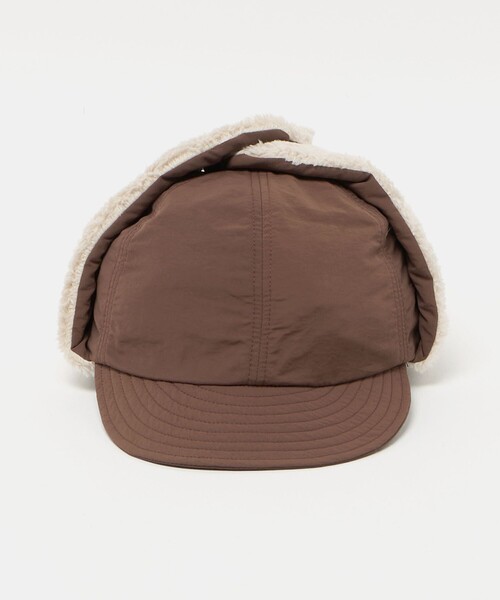 halo commodity（ハロ　コモディティー）の「【別注】＜halo commodity＞耳あて付き キャップ / キッズ（キャップ・キッズ・ブラック/ダークブラウン・FREE(53-55cm)）」の4枚目の写真