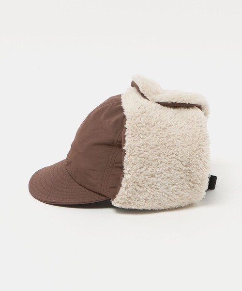 halo commodity（ハロ　コモディティー）の「【別注】＜halo commodity＞耳あて付き キャップ / キッズ（キャップ・キッズ・ブラック/ダークブラウン・FREE(53-55cm)）」の5枚目の写真