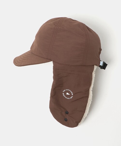 halo commodity（ハロ　コモディティー）の「【別注】＜halo commodity＞耳あて付き キャップ / キッズ（キャップ・キッズ・ブラック/ダークブラウン・FREE(53-55cm)）」の10枚目の写真