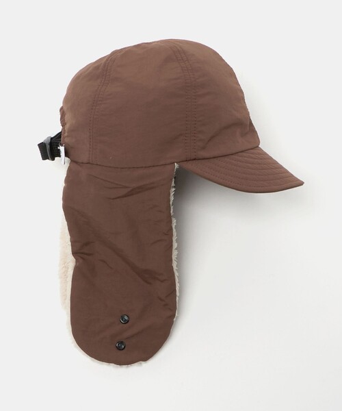 halo commodity（ハロ　コモディティー）の「【別注】＜halo commodity＞耳あて付き キャップ / キッズ（キャップ・キッズ・ブラック/ダークブラウン・FREE(53-55cm)）」の11枚目の写真