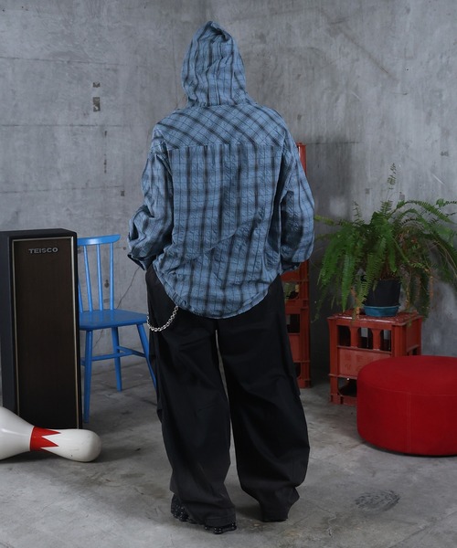 ILL'S(イルズ)の「AW フェード加工 バルーンパンツ メンズ レディース ユニセックス 【ILL'S】(その他パンツ・メンズ・ブラック・L/M)」の12枚目の写真