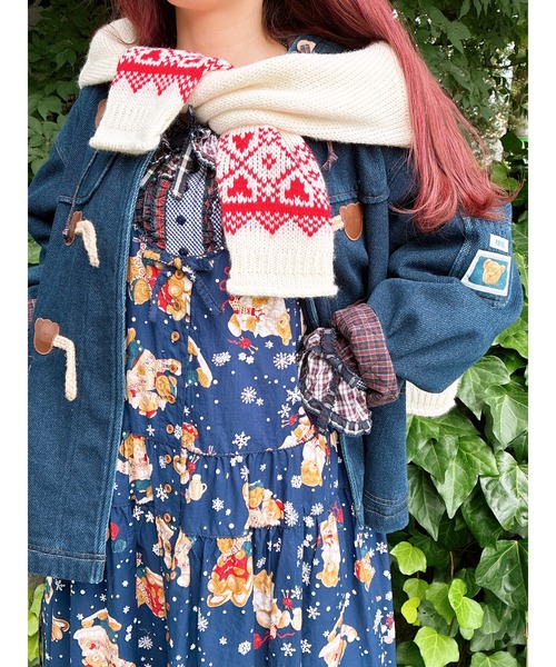 PINK HOUSE（ピンクハウス）の「デニムダッフルコート（ダッフルコート