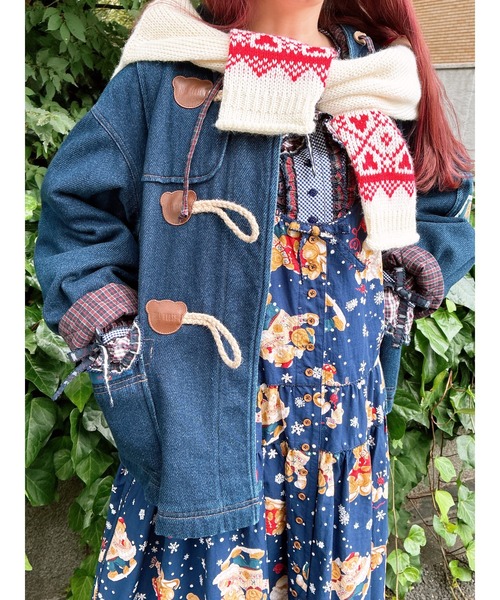 希少カラー ピンクハウス 刺繍バックロゴプリント ロングダッフルコート ブラウン ダッフルコート – ミキハウスオフィシャルサイト