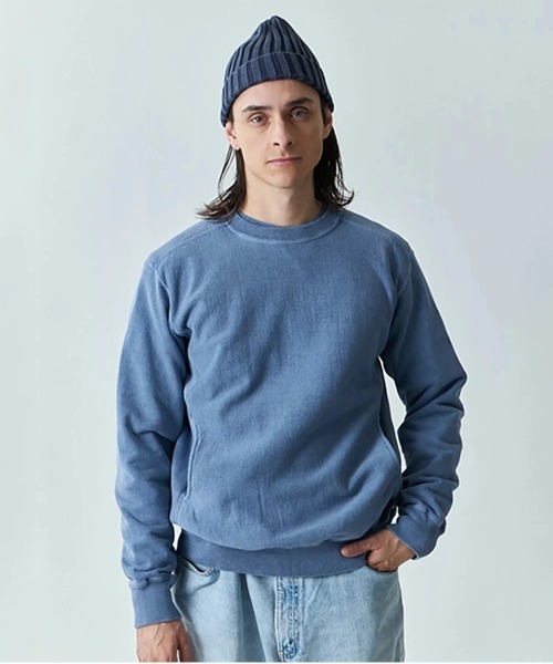 Good On(グッドオン)の「Good On/グッドオン HEAVY CREW SWEAT(スウェット・メンズ・ブルー系その他/ブラック/ナチュラル/ブルー系・MEDIUM/LARGE/X-LARGE)」の18枚目の写真