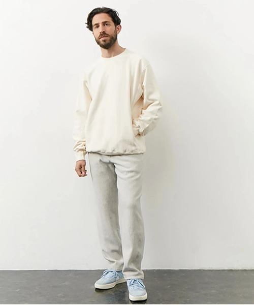 Good On(グッドオン)の「Good On/グッドオン HEAVY CREW SWEAT(スウェット・メンズ・ブルー系その他/ブラック/ナチュラル/ブルー系・MEDIUM/LARGE/X-LARGE)」の9枚目の写真