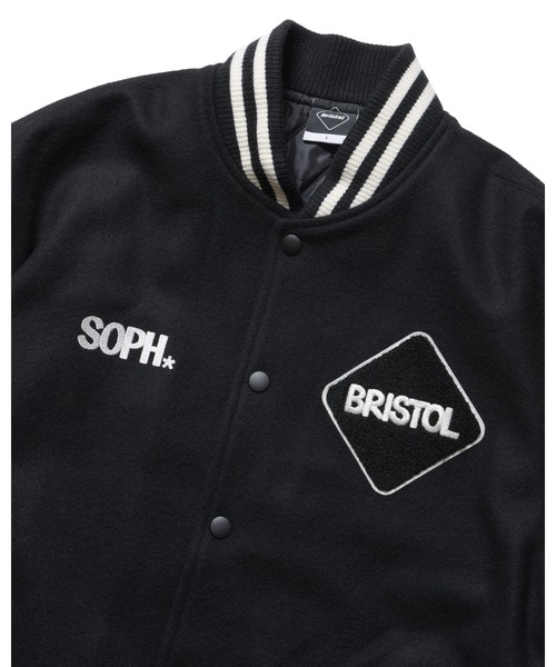 F.C.Real Bristol（エフシーレアルブリストル）の「ERIC HAZE: VARSITY JACKET（スタジャン・メンズ・ブラック・SMALL/MEDIUM/LARGE/X-LARGE/XX-LARGE）」の7枚目の写真