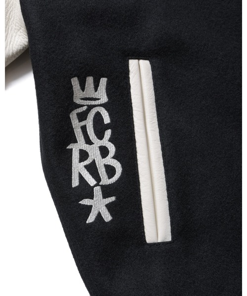 F.C.Real Bristol（エフシーレアルブリストル）の「ERIC HAZE: VARSITY JACKET（スタジャン・メンズ・ブラック・SMALL/MEDIUM/LARGE/X-LARGE/XX-LARGE）」の8枚目の写真