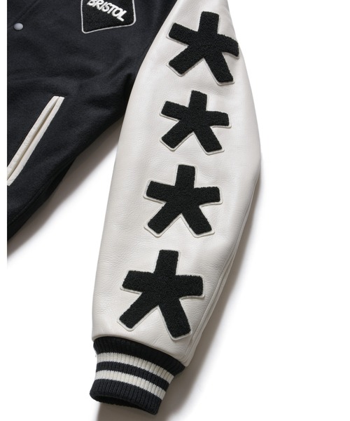 F.C.Real Bristol（エフシーレアルブリストル）の「ERIC HAZE: VARSITY JACKET（スタジャン・メンズ・ブラック・SMALL/MEDIUM/LARGE/X-LARGE/XX-LARGE）」の12枚目の写真