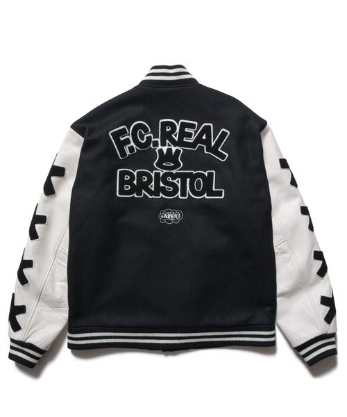 F.C.Real Bristol（エフシーレアルブリストル）の「ERIC HAZE: VARSITY JACKET（スタジャン・メンズ・ブラック・SMALL/MEDIUM/LARGE/X-LARGE/XX-LARGE）」の5枚目の写真