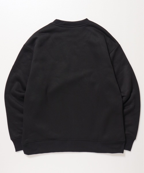 MICKEY MOUSE(ミッキーマウス)の「【DISNEY/ディズニー】ミッキーマウス裏ボアスウェットワンポイントクルーネックスウェット(スウェット・レディース・アイボリー/ブラック/グレイッシュベージュ/ブルー・MEDIUM/LARGE)」の12枚目の写真