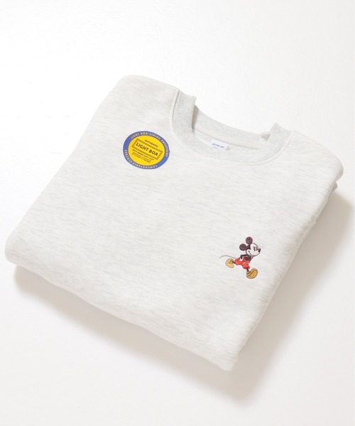 DISNEY/ディズニー】ミッキーマウス軽ボアスウェットワンポイント