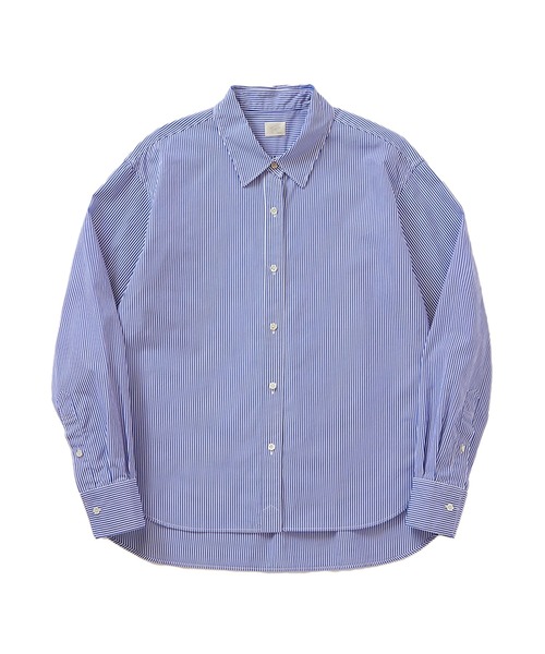 Trefle blanc（トレフルブラン）の「【original】supimacotton regularcollar shirt（シャツ/ブラウス・レディース・ブルー・FREE）」の9枚目の写真