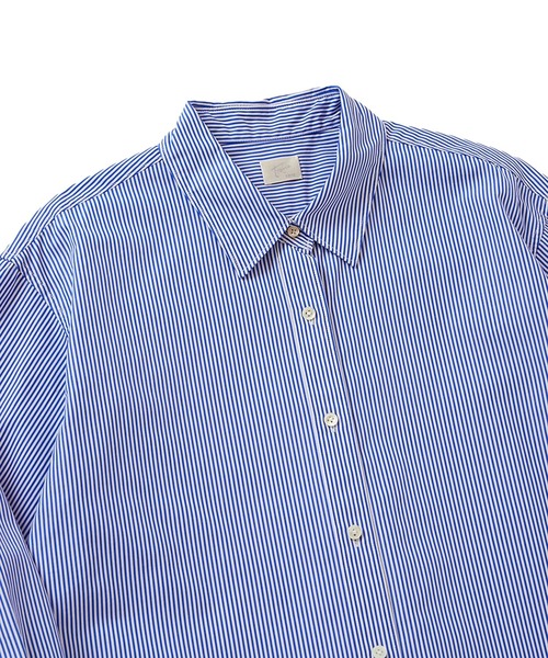 Trefle blanc（トレフルブラン）の「【original】supimacotton regularcollar shirt（シャツ/ブラウス・レディース・ブルー・FREE）」の2枚目の写真