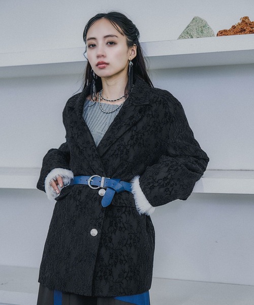 セール】モールレースミドルジャケット(HARE)（テーラードジャケット