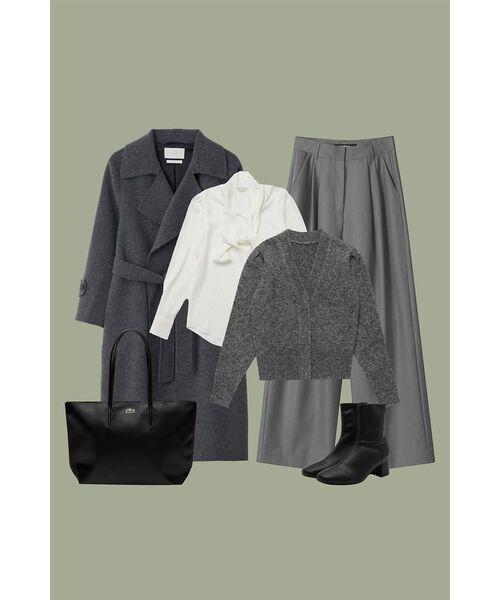AVANDRESS(アバンドレス )の「Two-Tuck Slacks 101 GREY(スラックス・レディース・グレー・SMALL/MEDIUM/LARGE)」の11枚目の写真