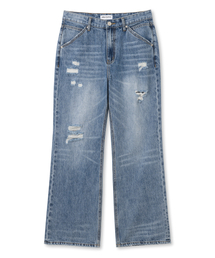 Millo Archive（ミロ アーカイブ）の「Damage Flare Denim Pants [Mid Blue]（デニムパンツ）」