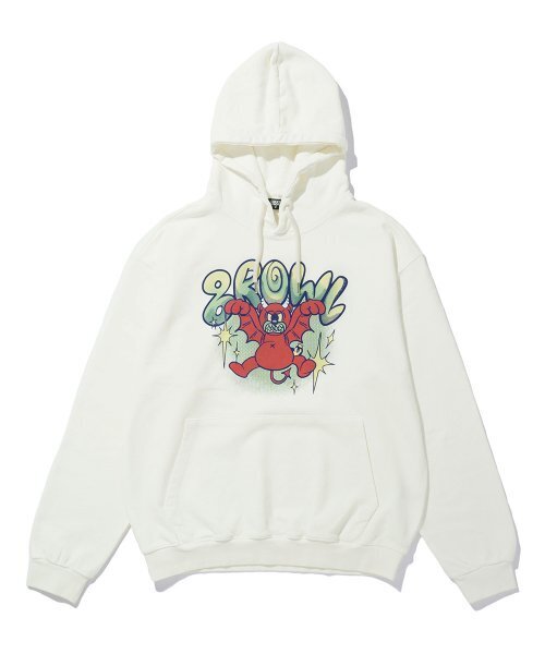 GAKKAI UNIONS(ガッカイユニオンズ)の「ガーディアンベアピグメントフードパーカークリーム(パーカー・レディース・その他・MEDIUM/LARGE)」の2枚目の写真
