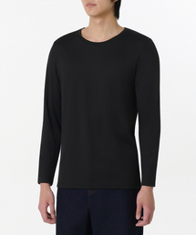 MUSINSA STANDARD（ムシンサスタンダード）の「[ヒットスタンダード] マックスプラス メンズ クルーネックTシャツ_インナーウェア [ブラック]（インナーウェア/肌着）」